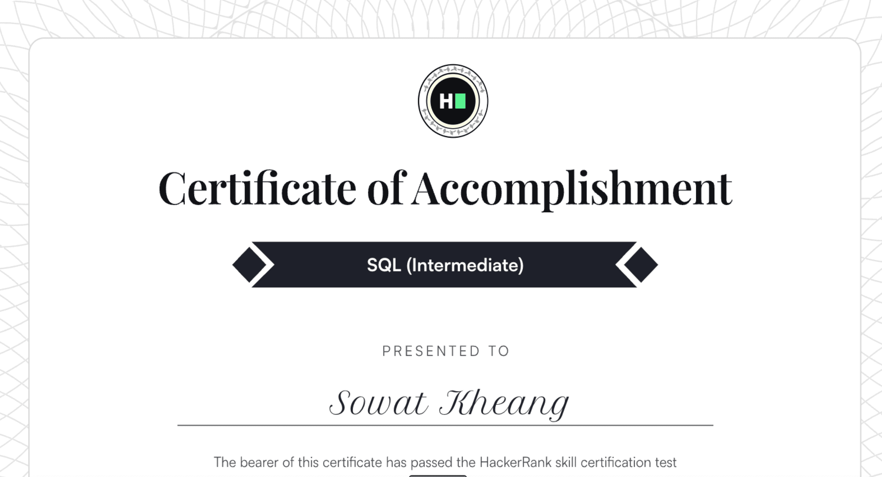 SQL Intermediate